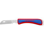 Knipex electriciën zakmes 16 20 50 sb (rood blauw, lengte 120mm)