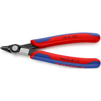 Knipex electronic super knips 78 41 125 elektronica-tang (rood blauw)