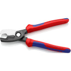 Knipex kabelschaar met dubbele snijkanten 9512200 kniptang (rood blauw)