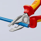 Knipex kombitang 03 06 160 combinatietang (rood geel, 160 mm)