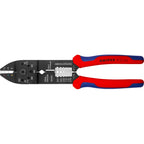 Knipex krimptang 9721215 (rood blauw)