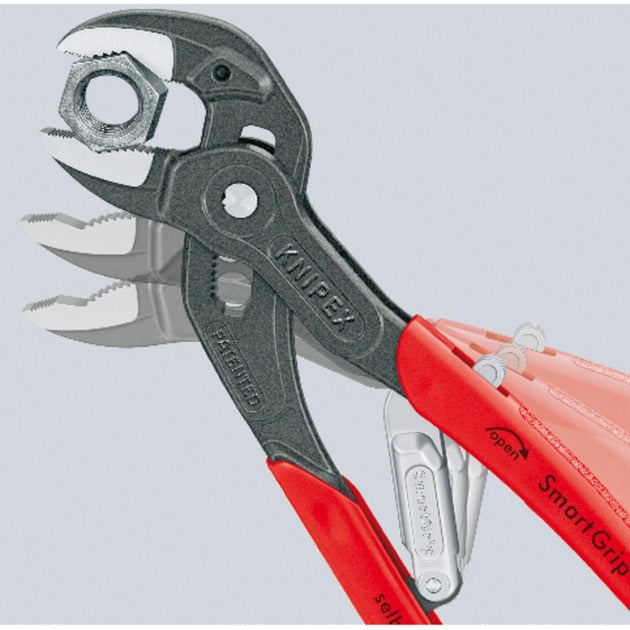 Knipex smartgrip waterpomptang 8501250 zweedse- waterpomp-tang (rood)