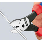Knipex twinforce zijsnijtang 7372180 kniptang (rood blauw)