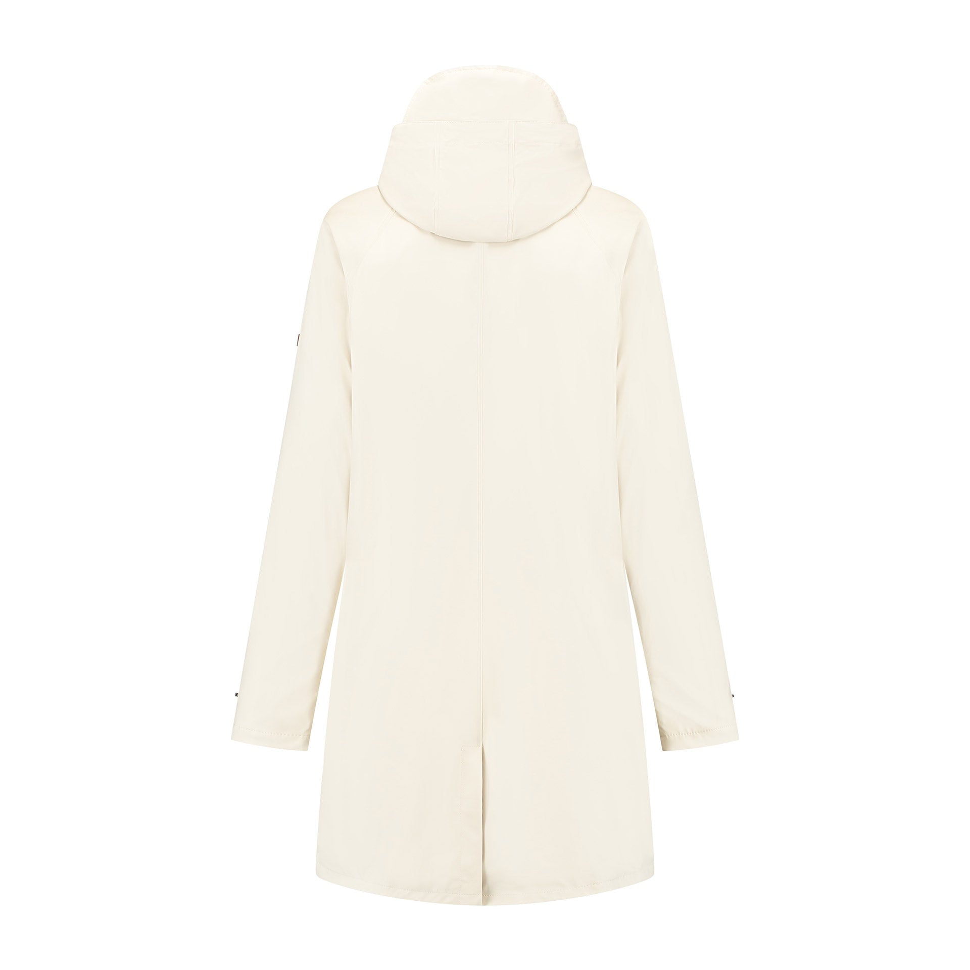 Mirage regenjas rainfall trenchcoat - maat m - gemaakt van polyester soft touch - off white