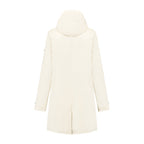 Mirage regenjas rainfall trenchcoat - maat l - gemaakt van polyester soft touch - off white