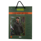 Mirage regenjas rainfall closed jacket - maat m - gemaakt van polyester soft touch - earl grey