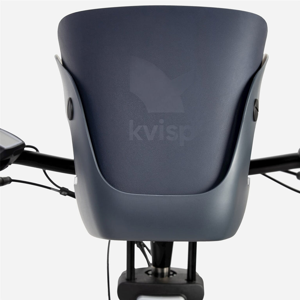 Kvisp hondenfietsmand met harnas m midnight gray
