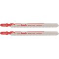 Kwb decoupeerzaagbladen metaalbewerking, hss t-schacht, extra lang 624220 (2 stuks)