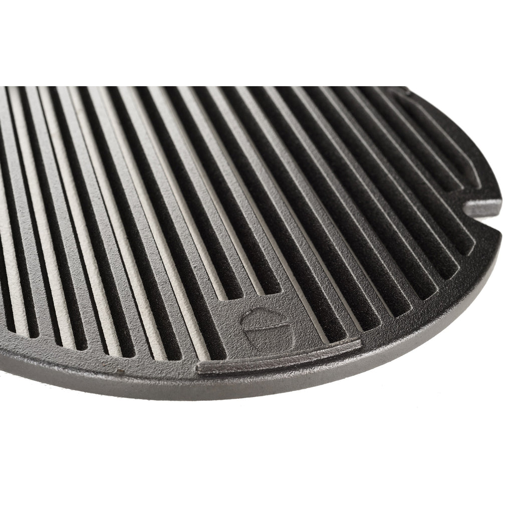 Kamado joe sear plate voor classic i, ii, iii en joe jr. grillrooster (zwart, ø 34cm)