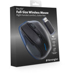 Kensington pro fit wireless full size muis (zwart, 800 - 1600 dpi)