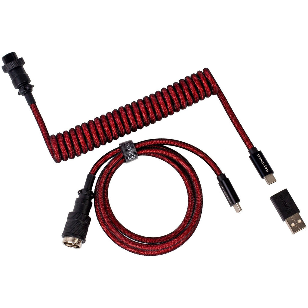Keychron Keychron Premium Coiled Aviator Cable, Straight