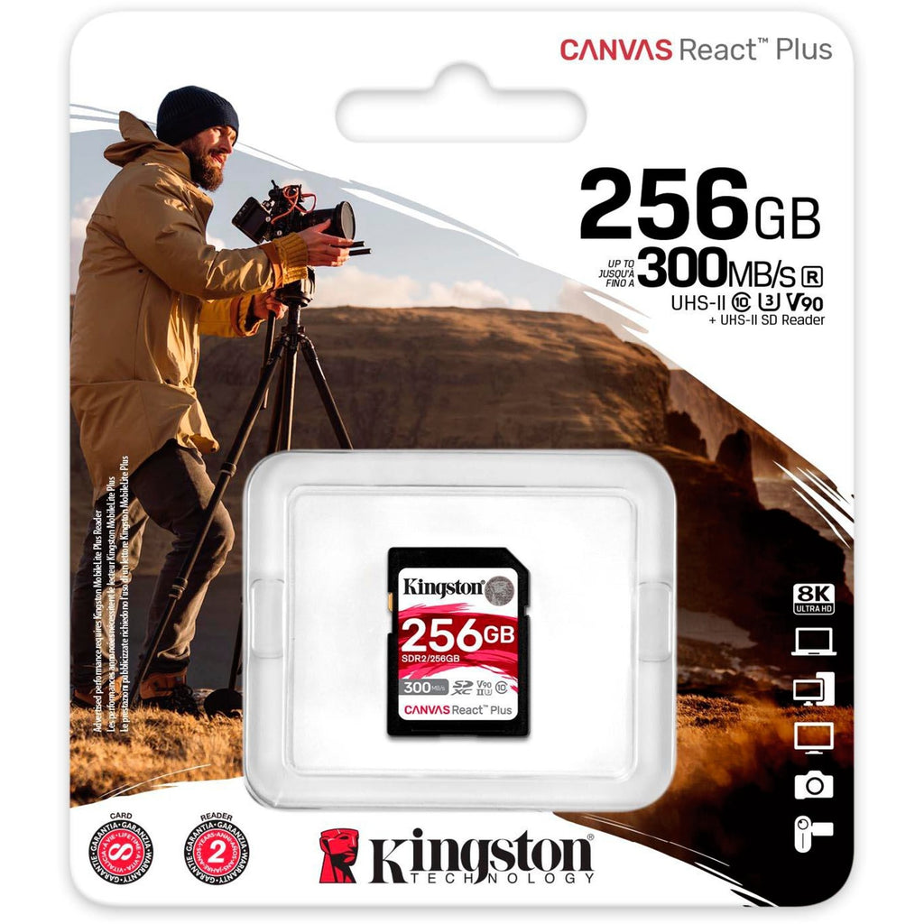 Kingston Canvas React Plus 256 GB SDXC