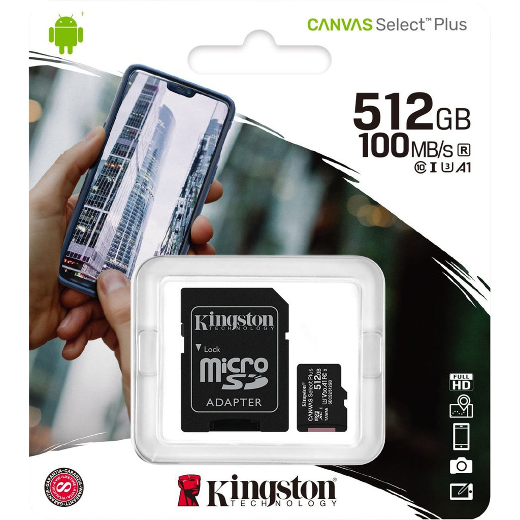 Kingston Canvas Select Plus microSD Card 512 GB