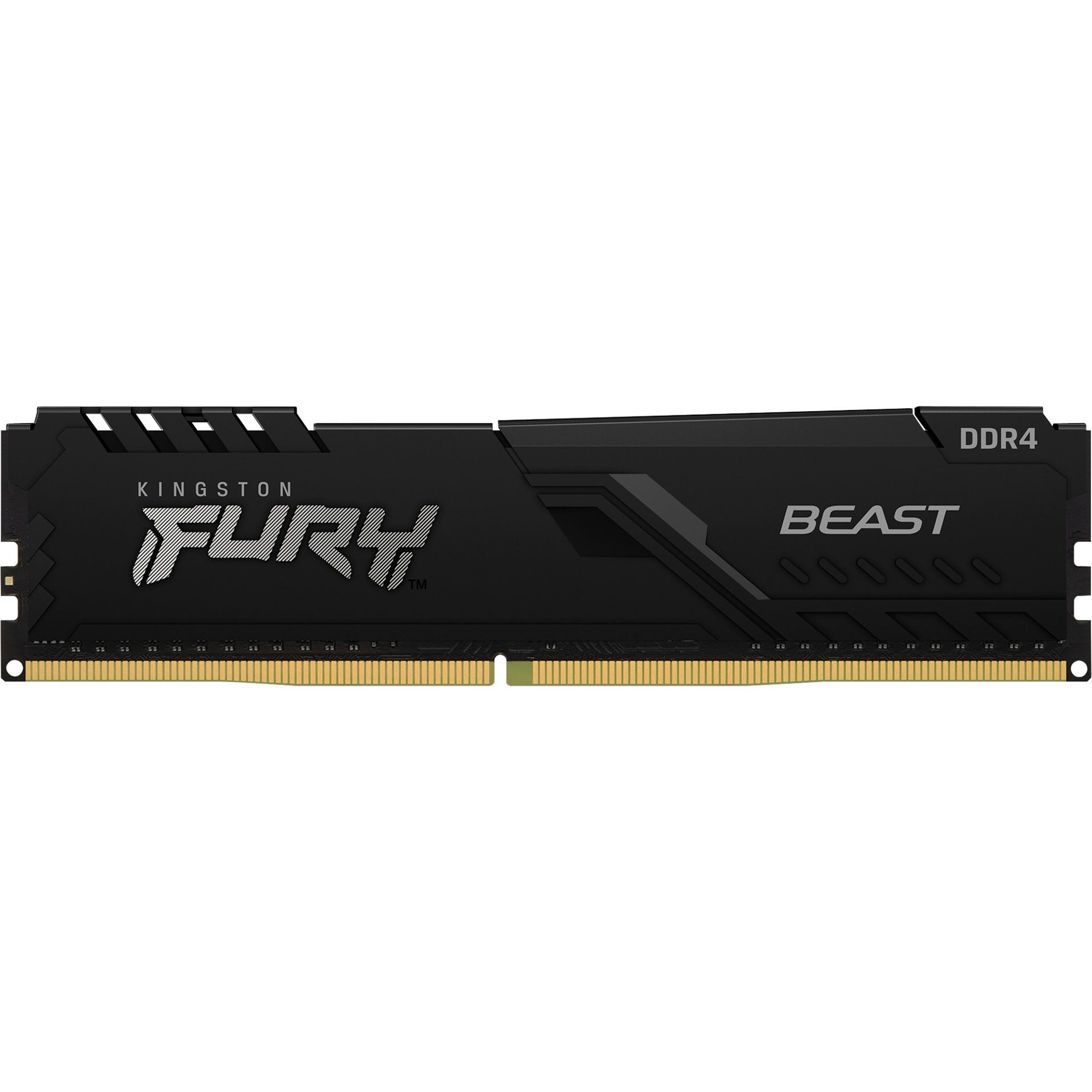 Kingston fury 8 gb ddr4-3200 (1x 8 gb) werkgeheugen (zwart, kf432c16bb 8, beast)