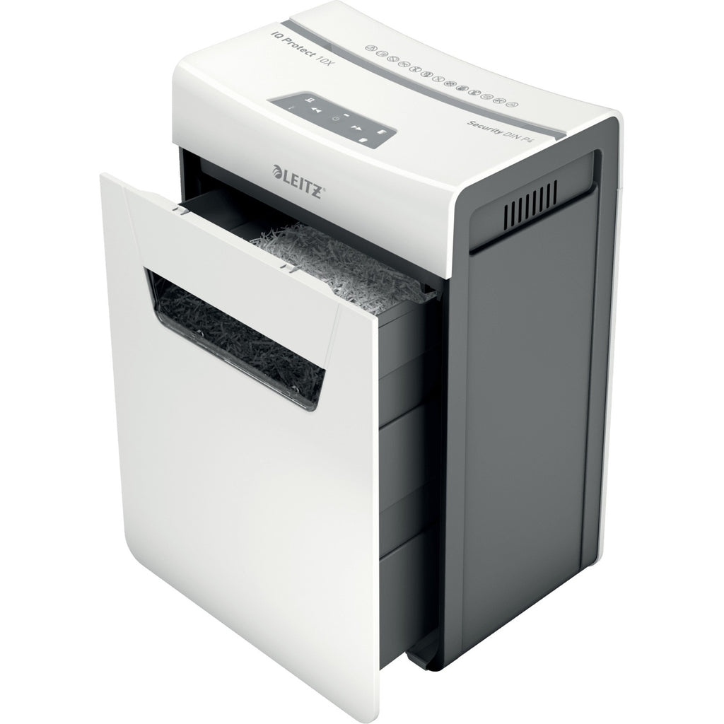 Papiervernietiger leitz iq protect premium 10x