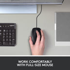 Logitech muis 910-003357 kunststof zwart