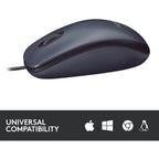 Logitech muis 910-003357 kunststof zwart