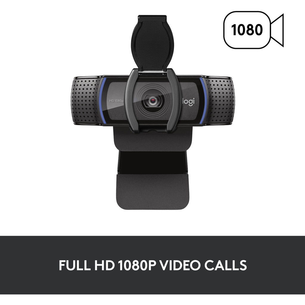 Logitech c920s pro hd webcam (zwart)