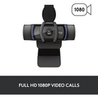 Logitech c920s pro hd webcam (zwart)