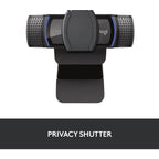 Logitech c920s pro hd webcam (zwart)