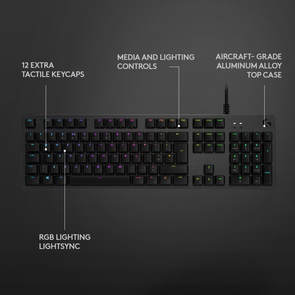 Logitech Logitech G512 CARBON LIGHTSYNC RGB Mechanical Gaming Keyboa