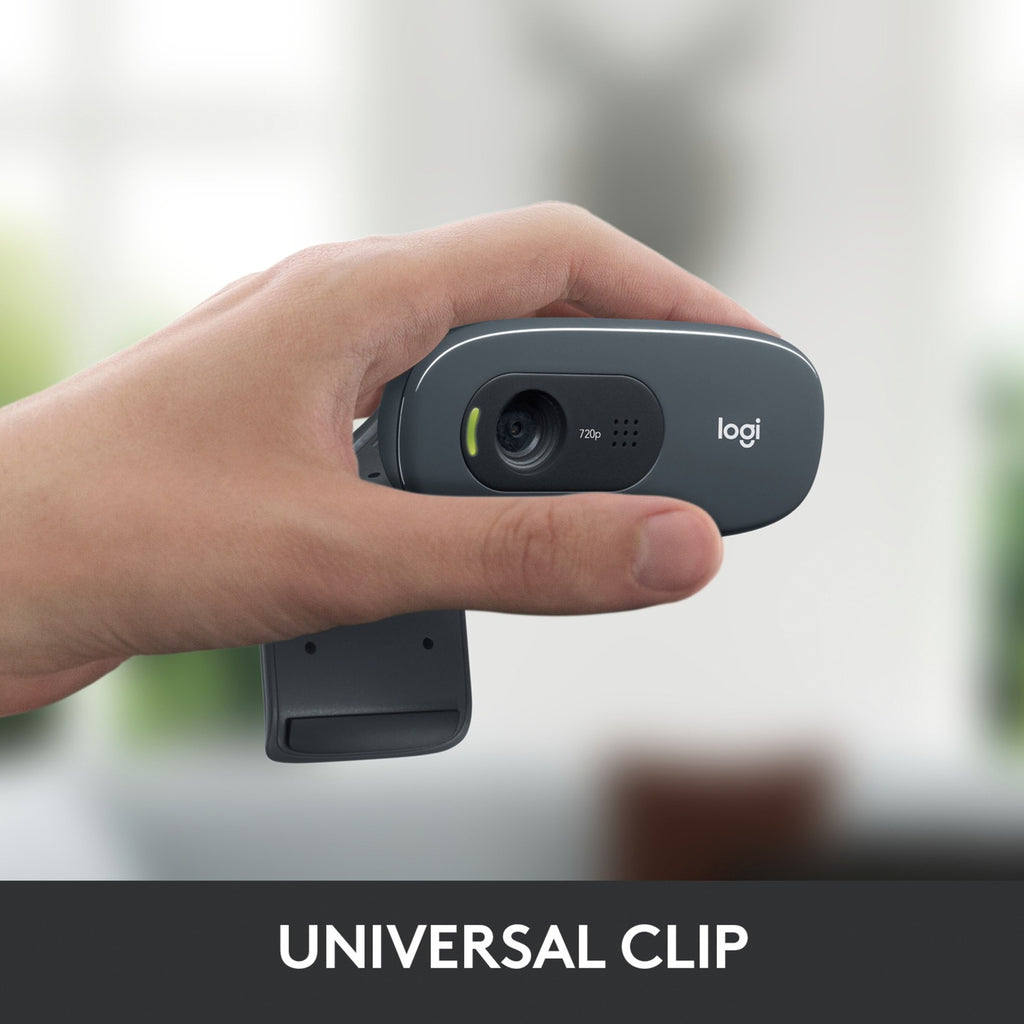 Webcam logitech c270. 3mp 720p hd