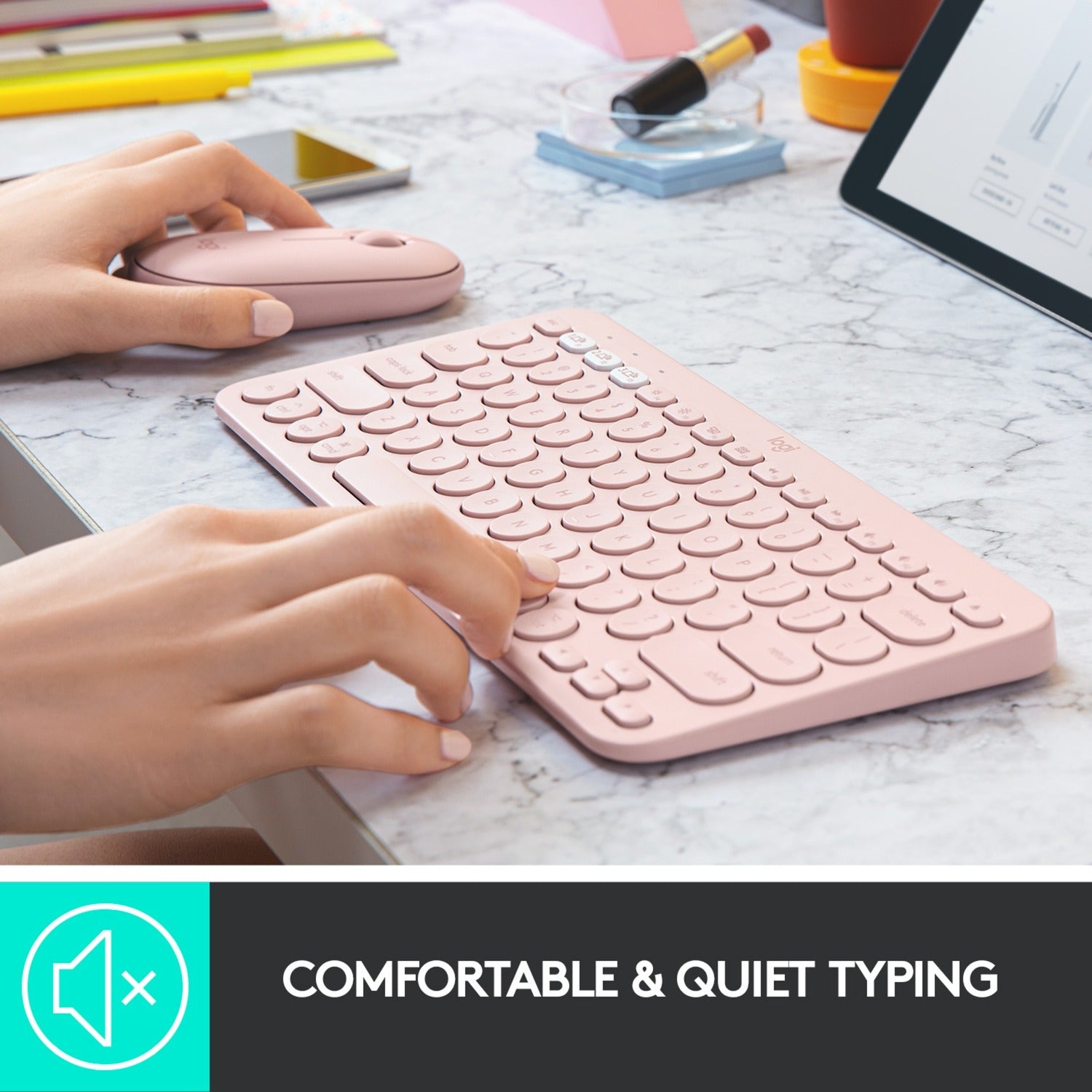 Logitech K380 for Mac Multi-Device Bluetooth Keyboard Roz