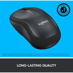 Logitech m220 silent muis (grijs, 1000 dpi)