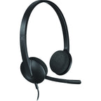 Headset logitech h340 zwart geluidsonderdrukking