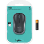 Muis logitech m185 draadloos grijs