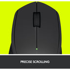 Logitech wireless mouse m280 (zwart, 1000 dpi)