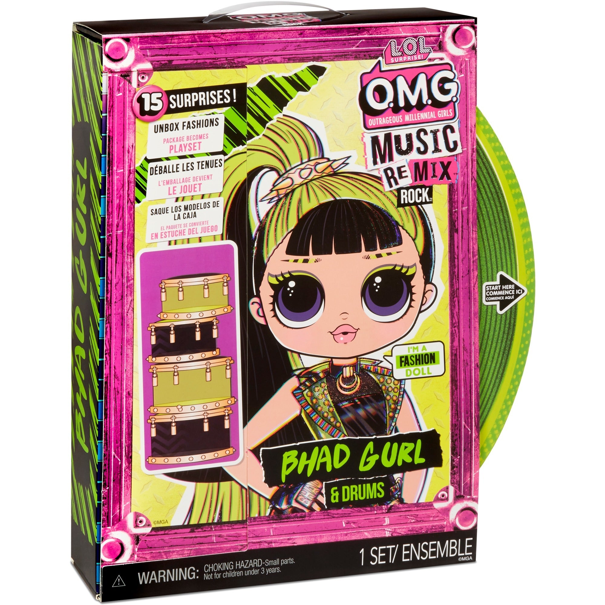 MGA Entertainment Surprise! OMG Remix Bhad Gurl and Dr
