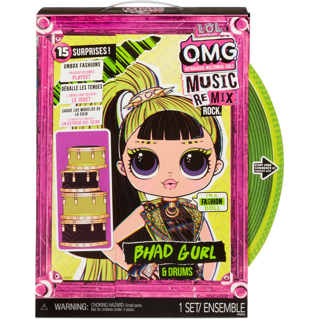 MGA Entertainment Surprise! OMG Remix Bhad Gurl and Dr