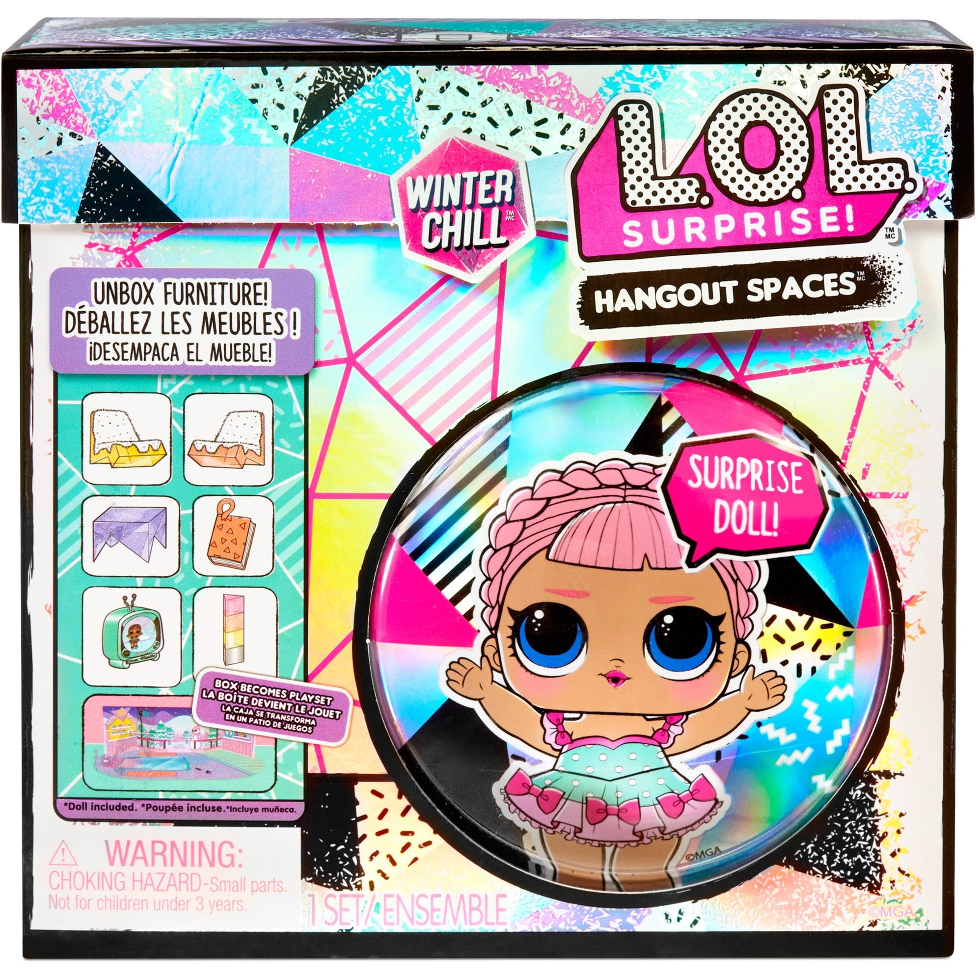 MGA Entertainment Surprise! Winter Chill Hangout Spaces Sty