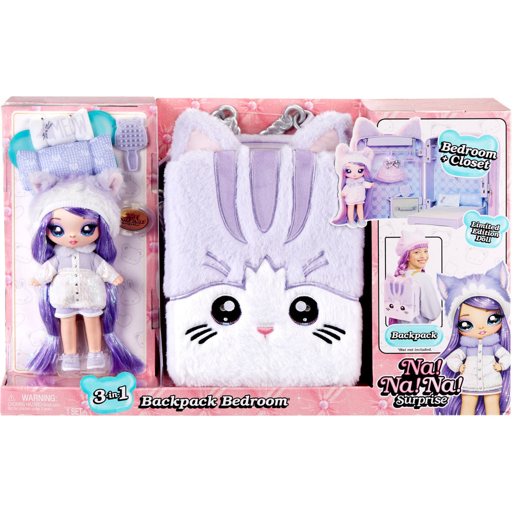 MGA Entertainment Na! Na! Na! Surprise 3-in-1 Backpack Bedroom-spe