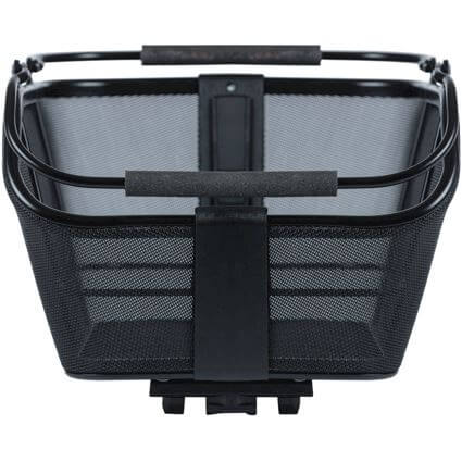Basil Cento Tech Fiber Nordlicht MIK - fietsmand - achterop - solid zwart