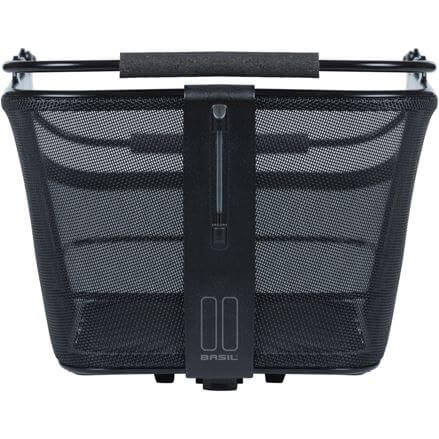 Basil Cento Tech Fiber Nordlicht MIK - fietsmand - achterop - solid zwart