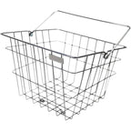 Steco draadmand vintage staal chroom