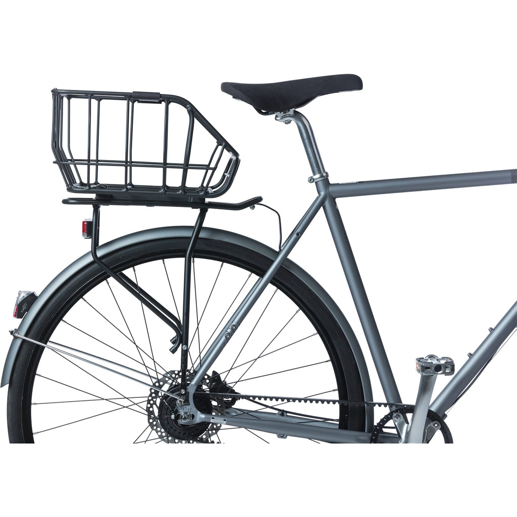 Basil Portland - fietsmand MIK - achterop - matzwart