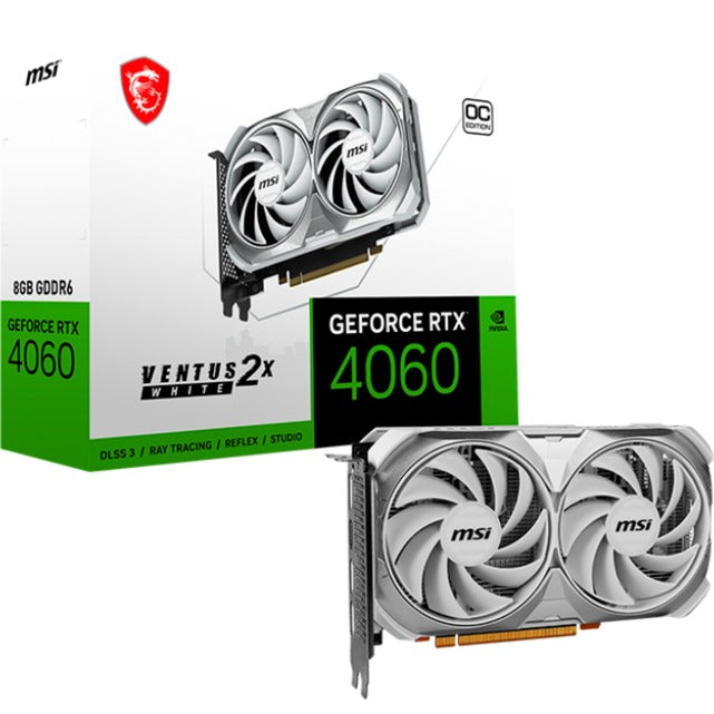 MSI MSI GeForce RTX 4060 VENTUS 2X WHITE 8G OC