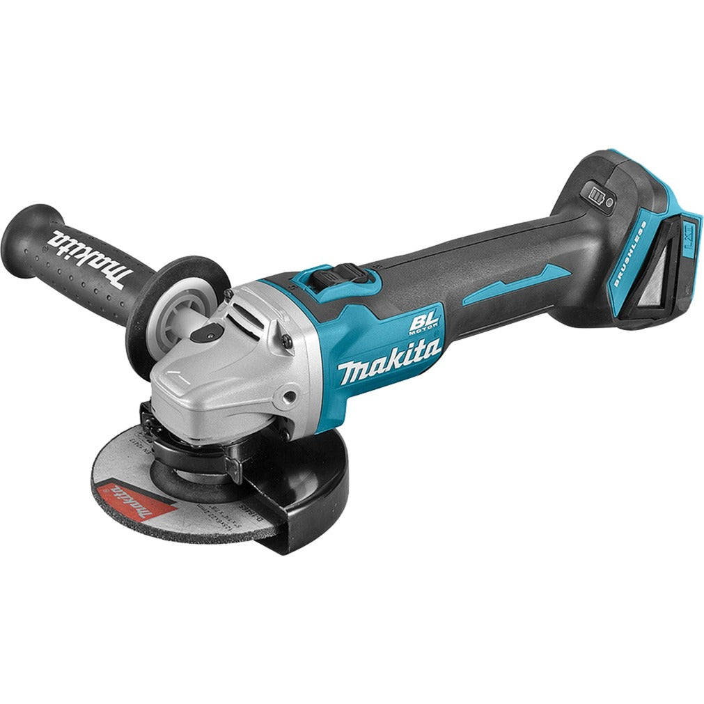 Makita dga506zj 18v haakse slijper 125mm, mbox, met vastzetschakelaar | zonder accu's en lader - dga506zj