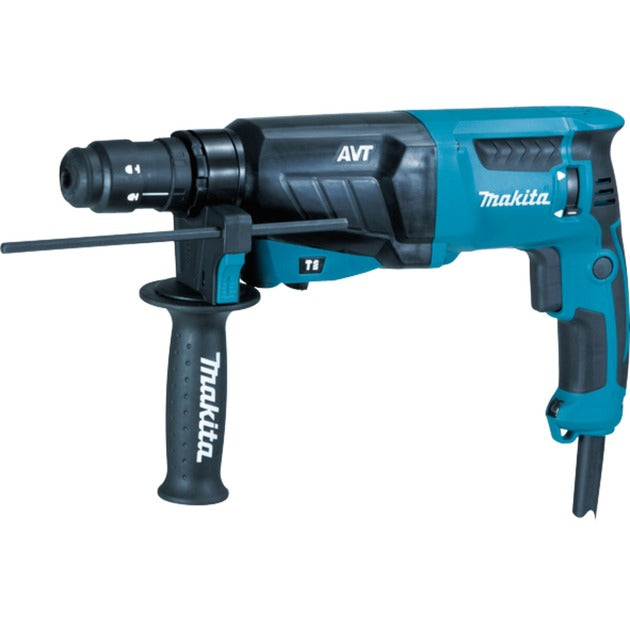 Makita hr2631ftj combihamer verwisselbare boorkop met stofafzuigset | sds-plus - hr2631ftj