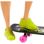 Mattel Extra Doll #4 with Skateboard 2 Kittens