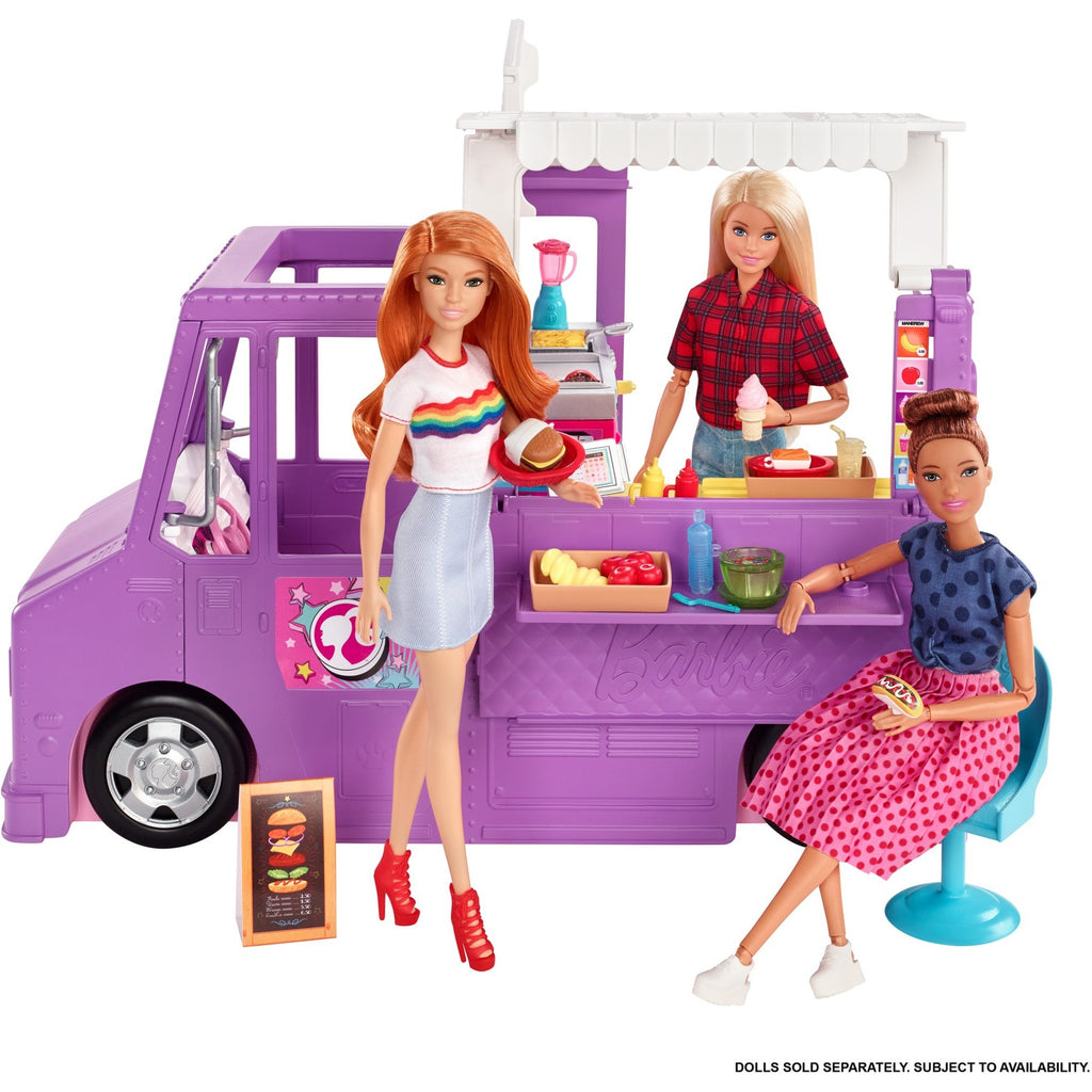 Barbie fresh 'n' fun food truck poppen accessoires