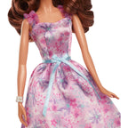 Mattel Signature pop met blond haar en zwart-witte avondj