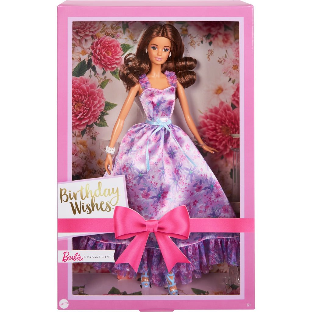 Mattel Signature pop met blond haar en zwart-witte avondj
