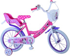 Disney Minnie Cutest Ever! Kinderfiets Meisjes 16 inch Roze Twee handremmen