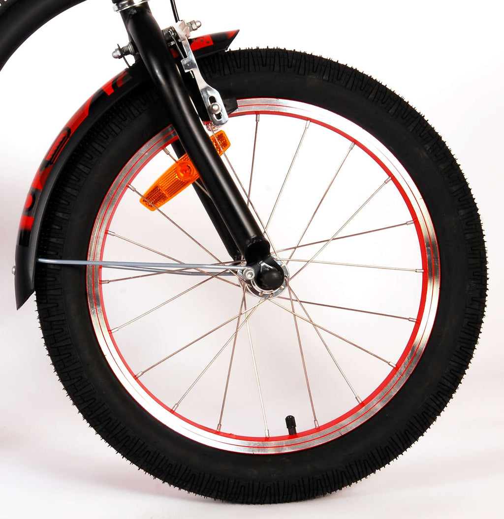 Volare Miracle Cruiser Kinderfiets - Jongens - 18 inch - Mat Zwart - Prime Collection