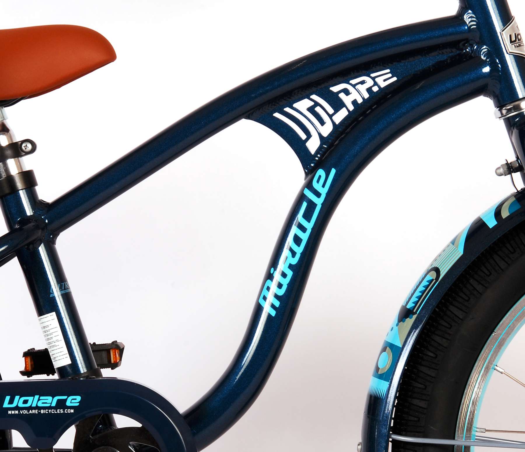 Volare Miracle Cruiser Kinderfiets Jongens 18 inch Mat Blauw Prime Collection