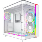 Montech king 95 pro midi tower behuizing (wit | 2x usb-a | 1x usb-c | rgb | tempered glass)